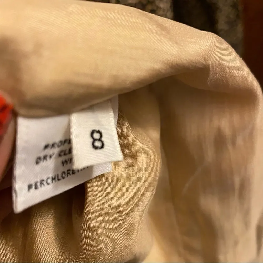 🐆 Unique animal print fabric from Balliet’s. Design by Stanley Platos sz 8